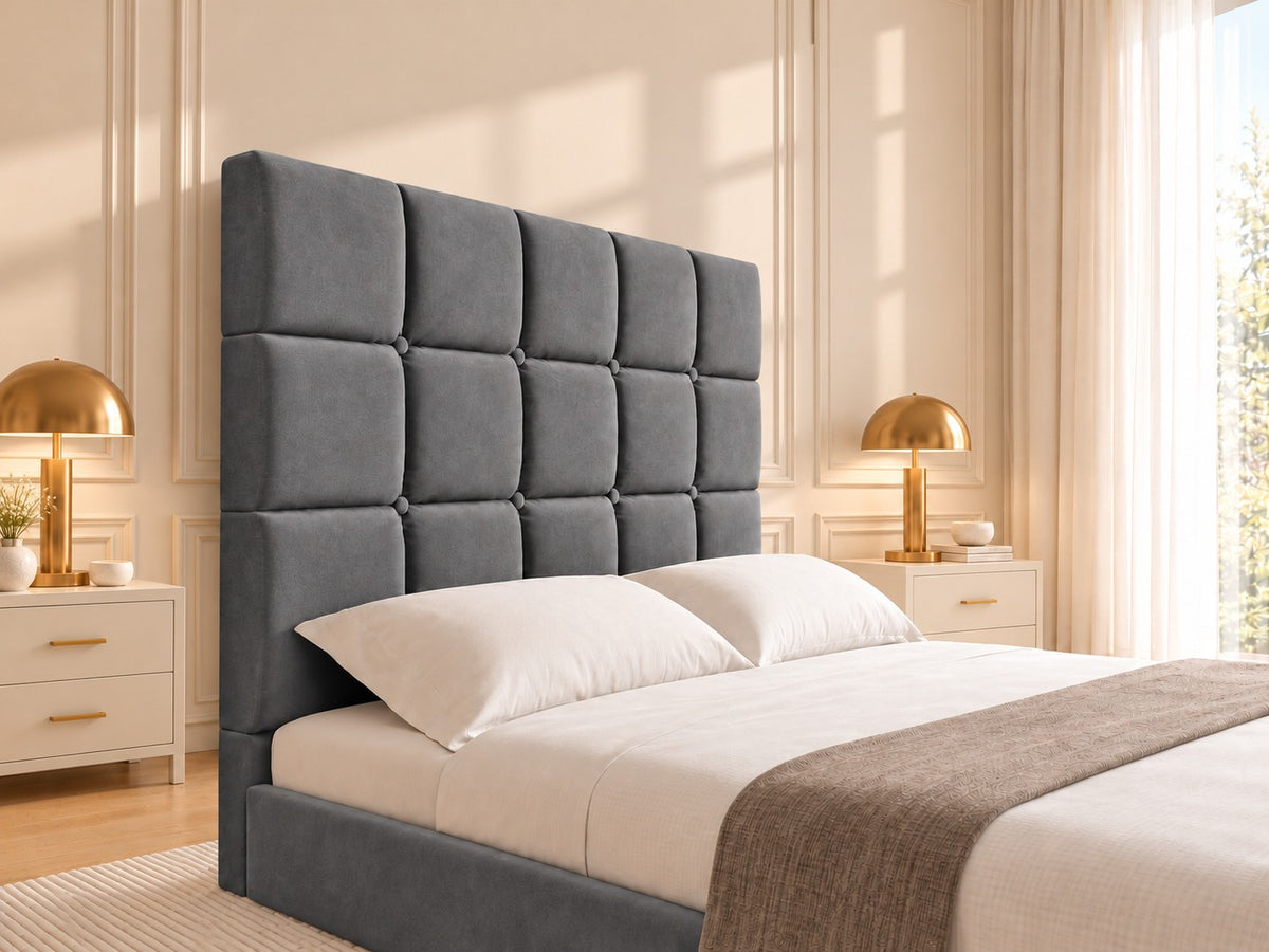 Cubica Upholstered TV Bed Frame