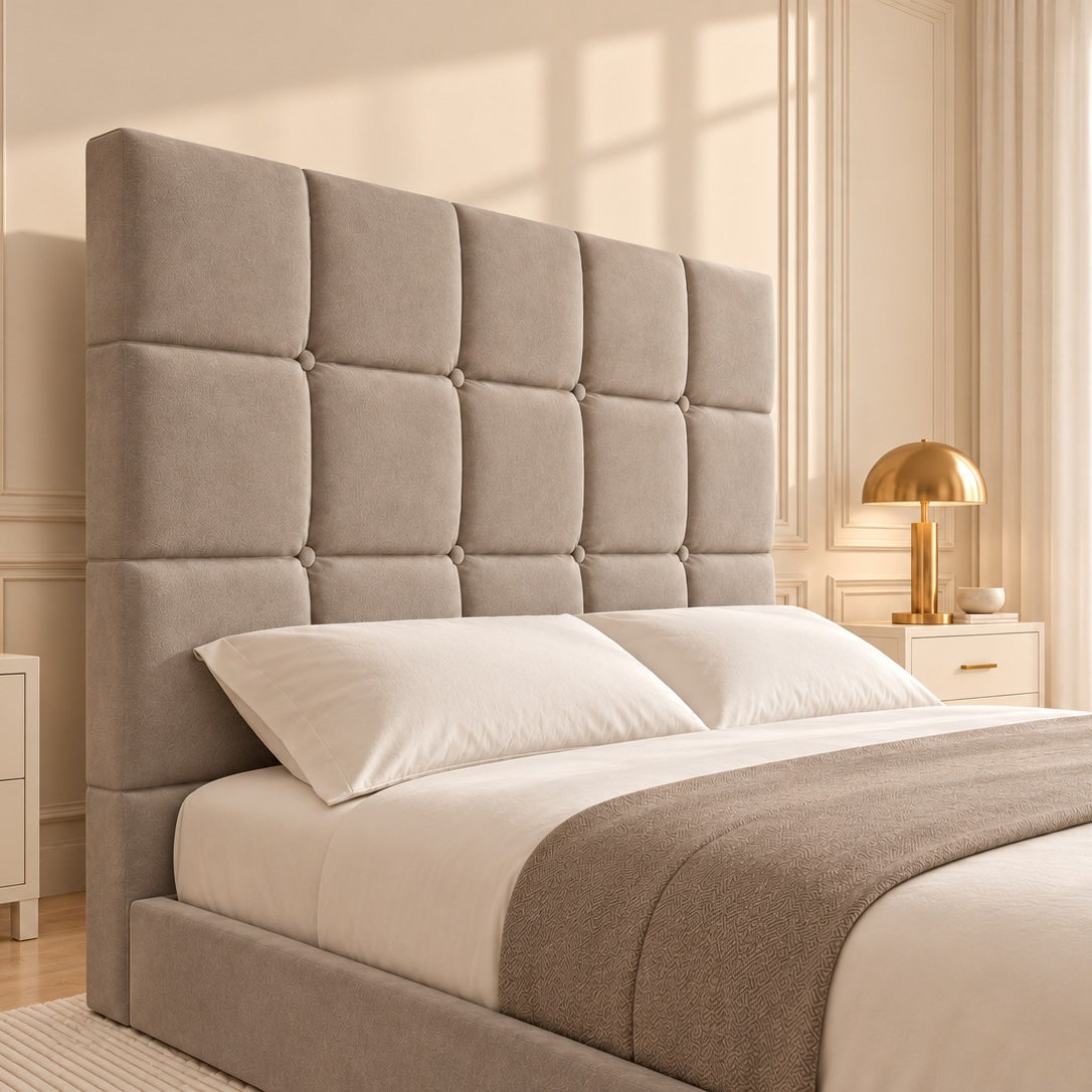 Cubica Upholstered TV Bed Frame