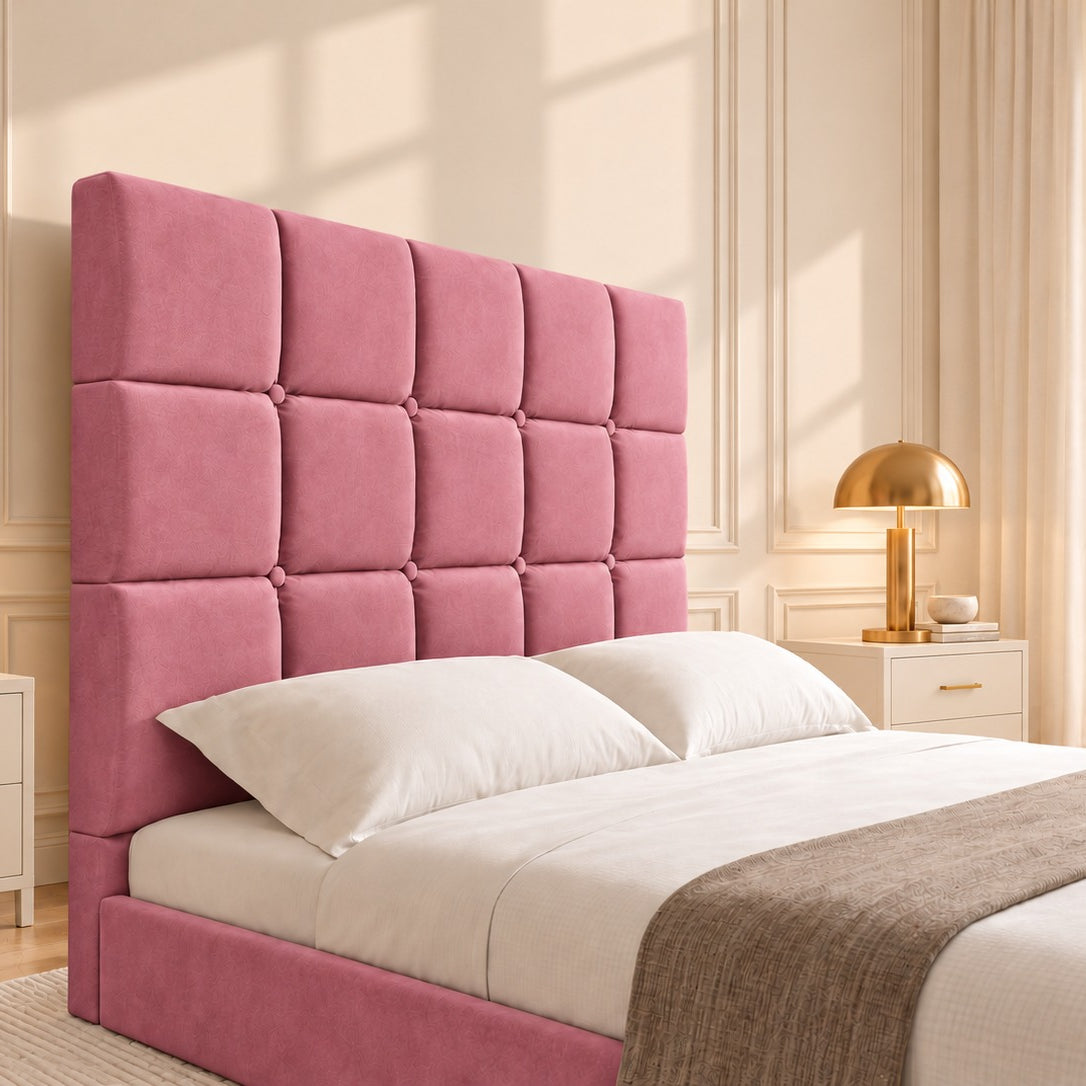 Cubica Upholstered TV Bed Frame