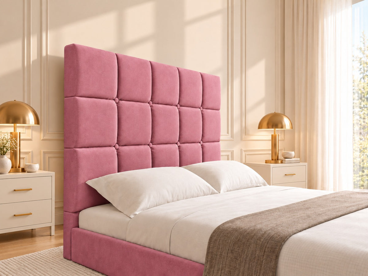 Cubica Upholstered TV Bed Frame
