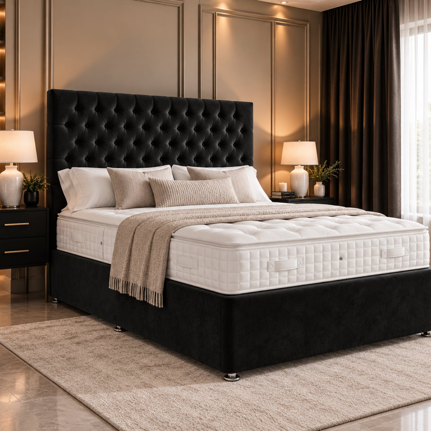 Elegant Chesterfield Divan Bed