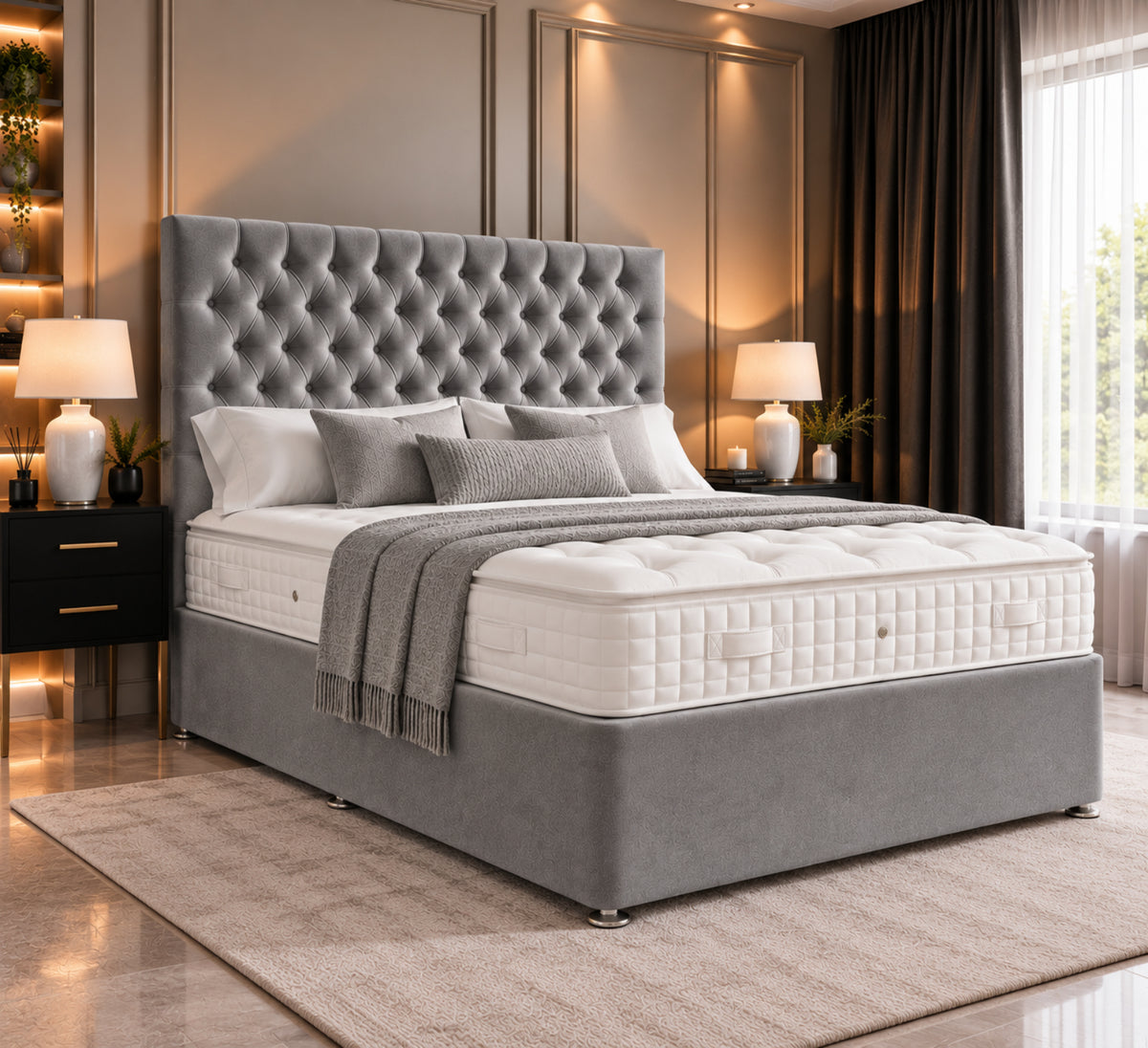 Elegant Chesterfield Divan Bed