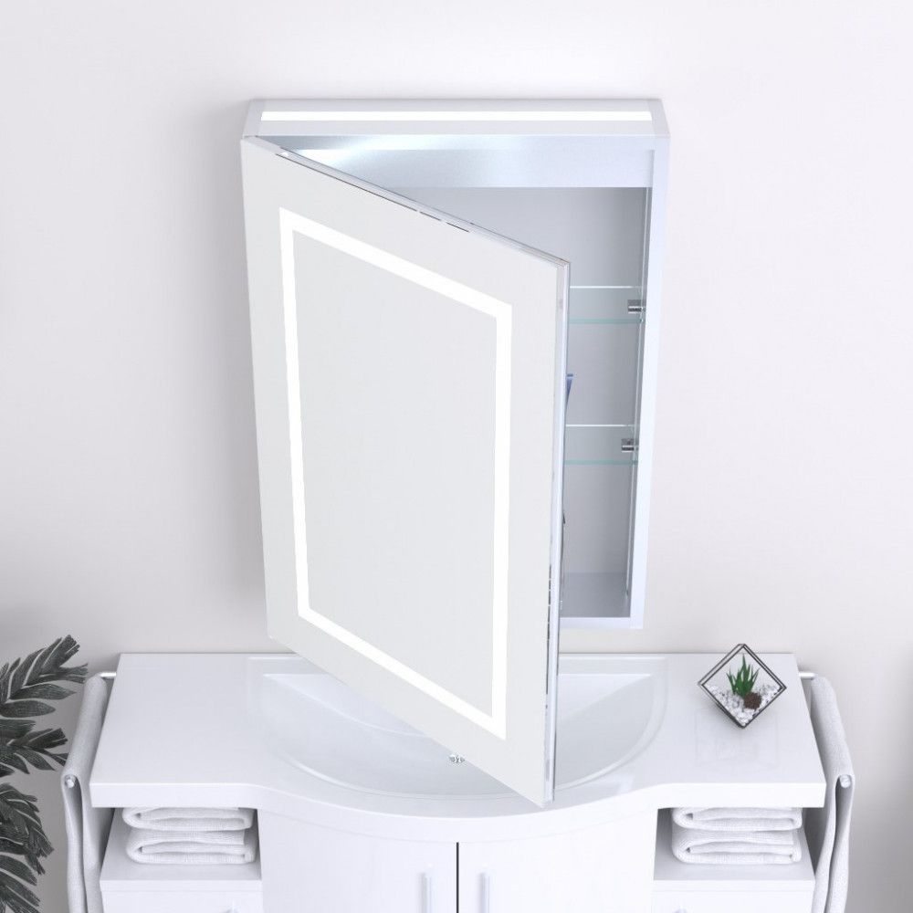 FrameTech 700mm X 500mm LED Mirror Cabinet