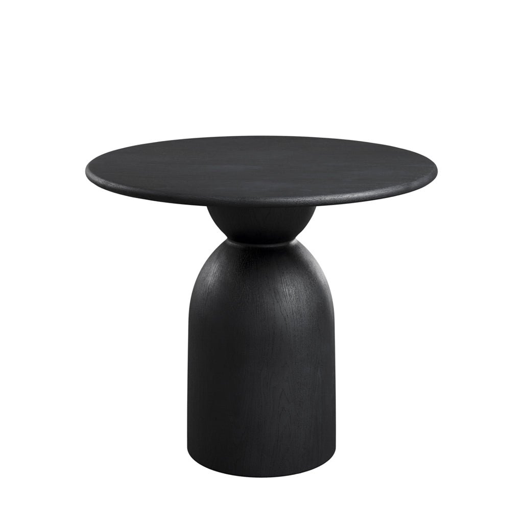 Gaia Black Dining Table – Contemporary Round Dining Table