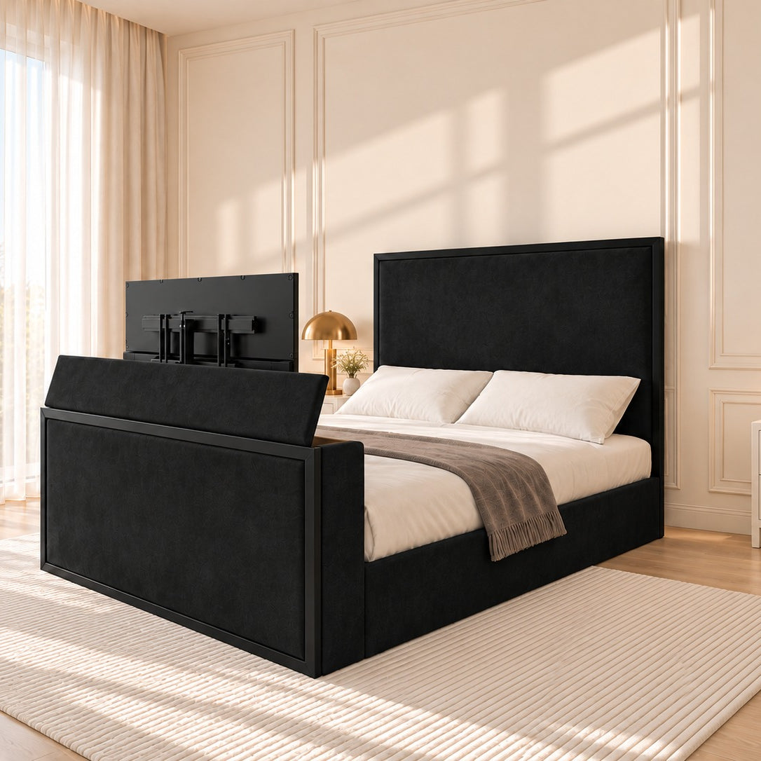 Ivy Metal TV Bed