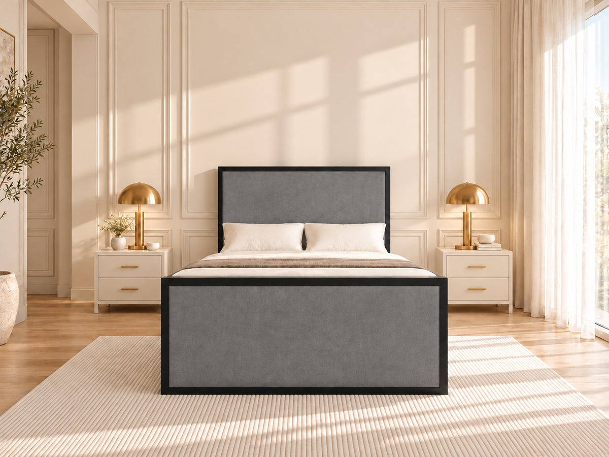 Ivy Metal TV Bed