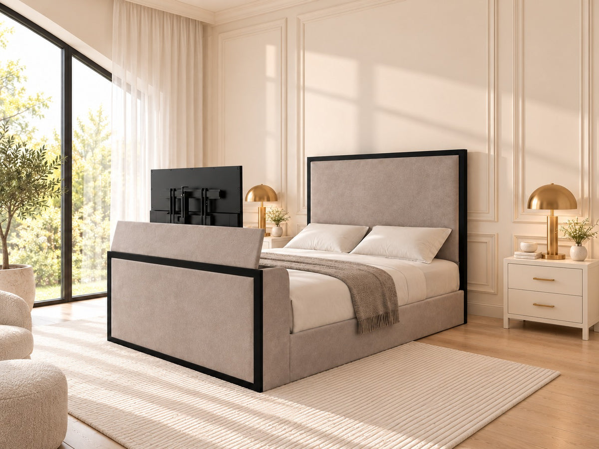 Ivy Metal TV Bed