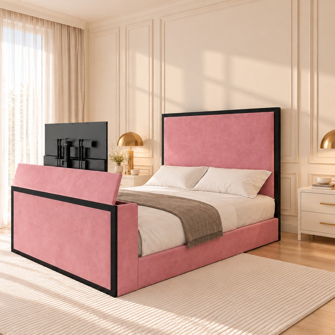 Ivy Metal TV Bed