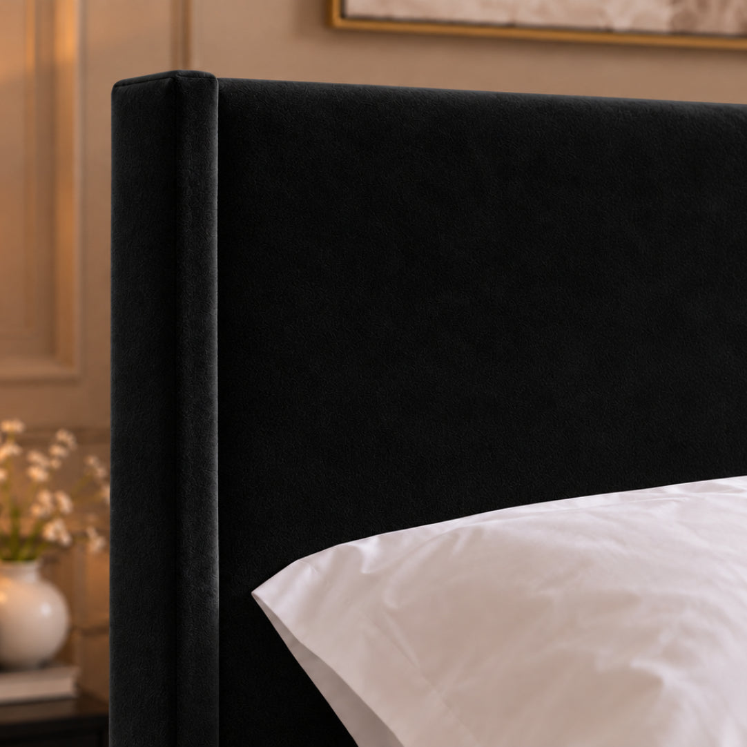 Juliette Boucle Upholstered Bed Frame