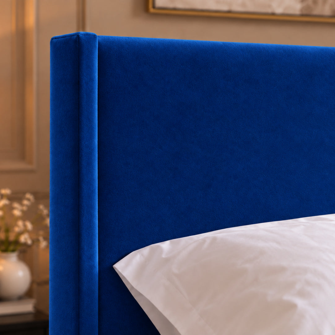 Juliette Boucle Upholstered Bed Frame