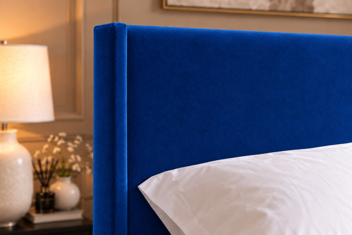 Juliette Boucle Upholstered Bed Frame