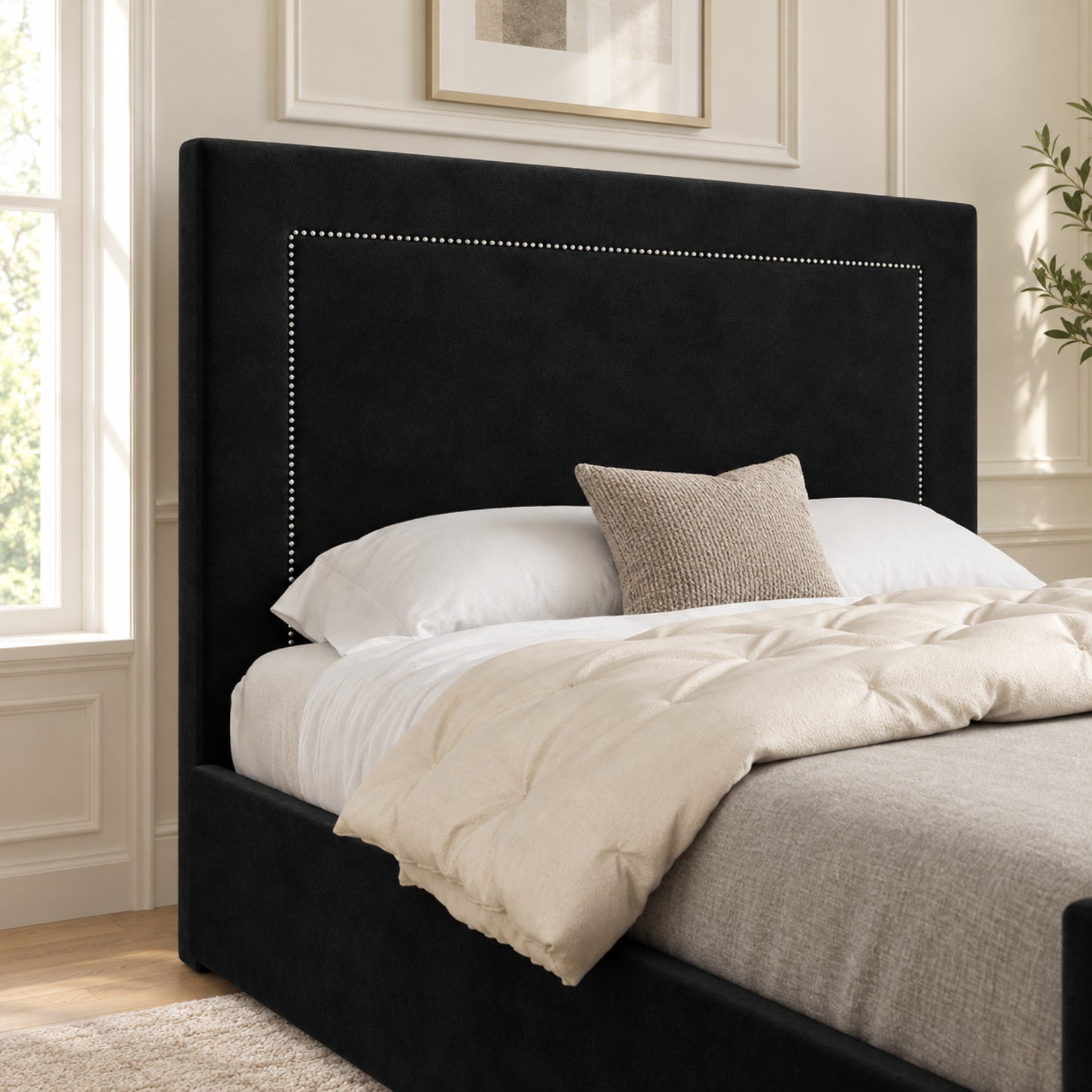 Lucca Upholstered Soft Velvet Bed Frame