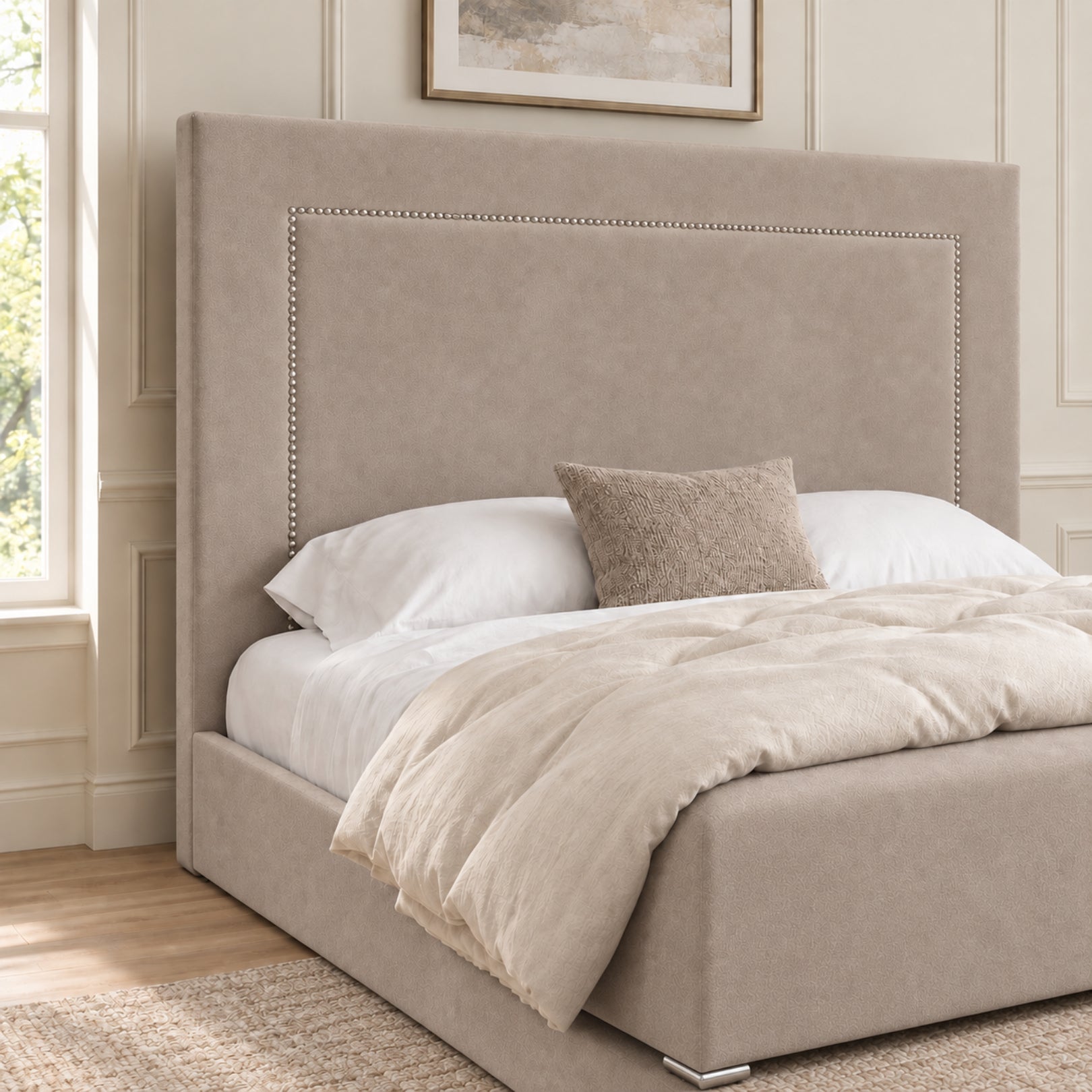 Lucca Upholstered Soft Velvet Bed Frame