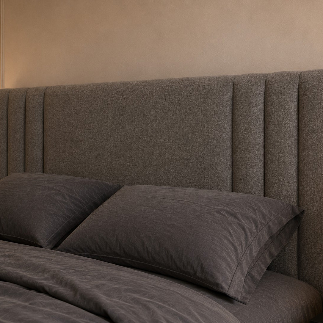 Mantova Side Channel Headboard Upholstered Bed Frame