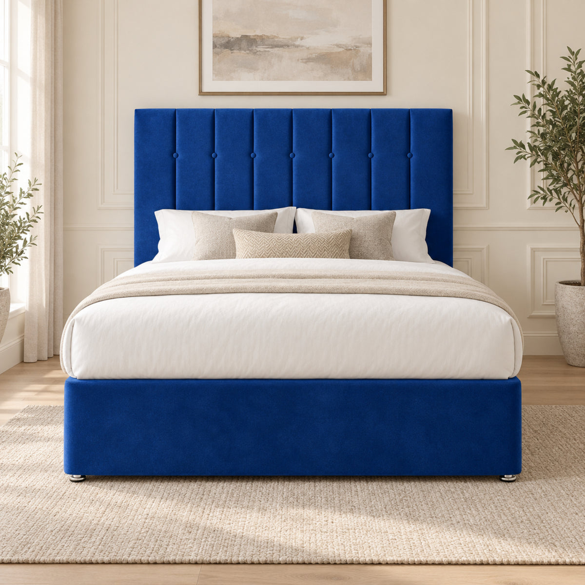 Marcelo Upholstered Soft Velvet Bed Frame