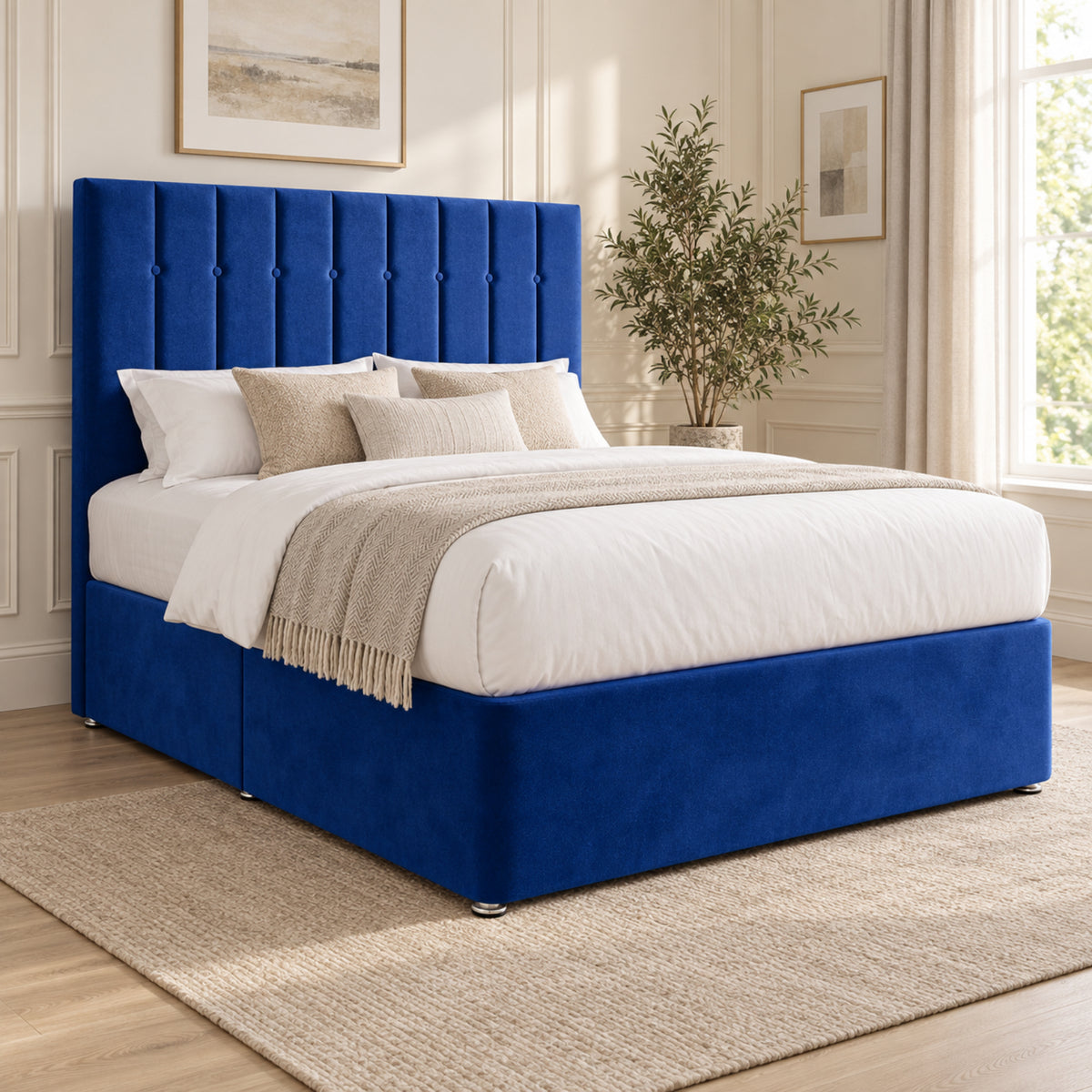 Marcelo Upholstered Soft Velvet Bed Frame