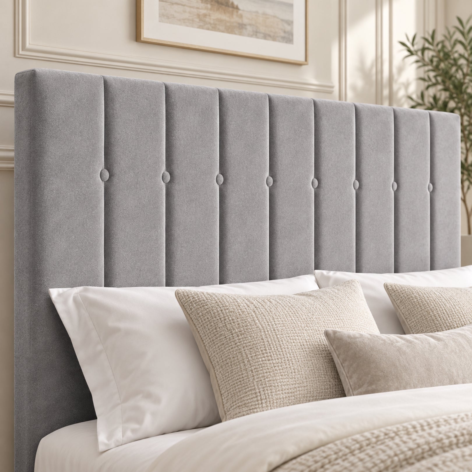Marcelo Upholstered Soft Velvet Bed Frame
