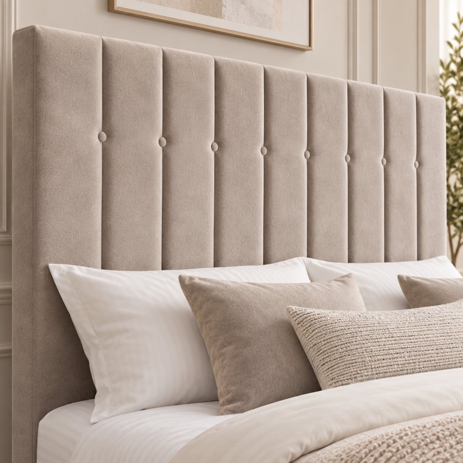 Marcelo Upholstered Soft Velvet Bed Frame