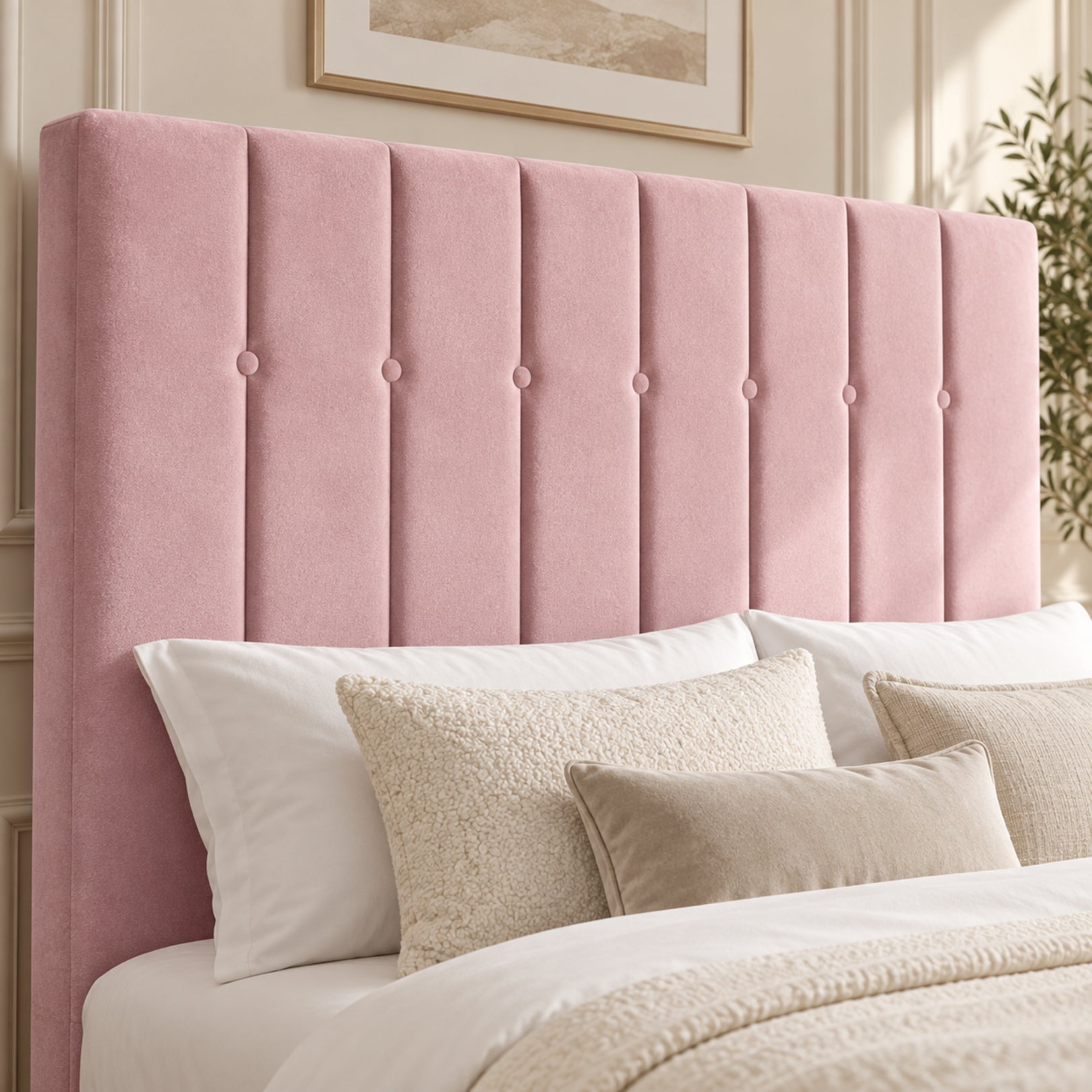 Marcelo Upholstered Soft Velvet Bed Frame