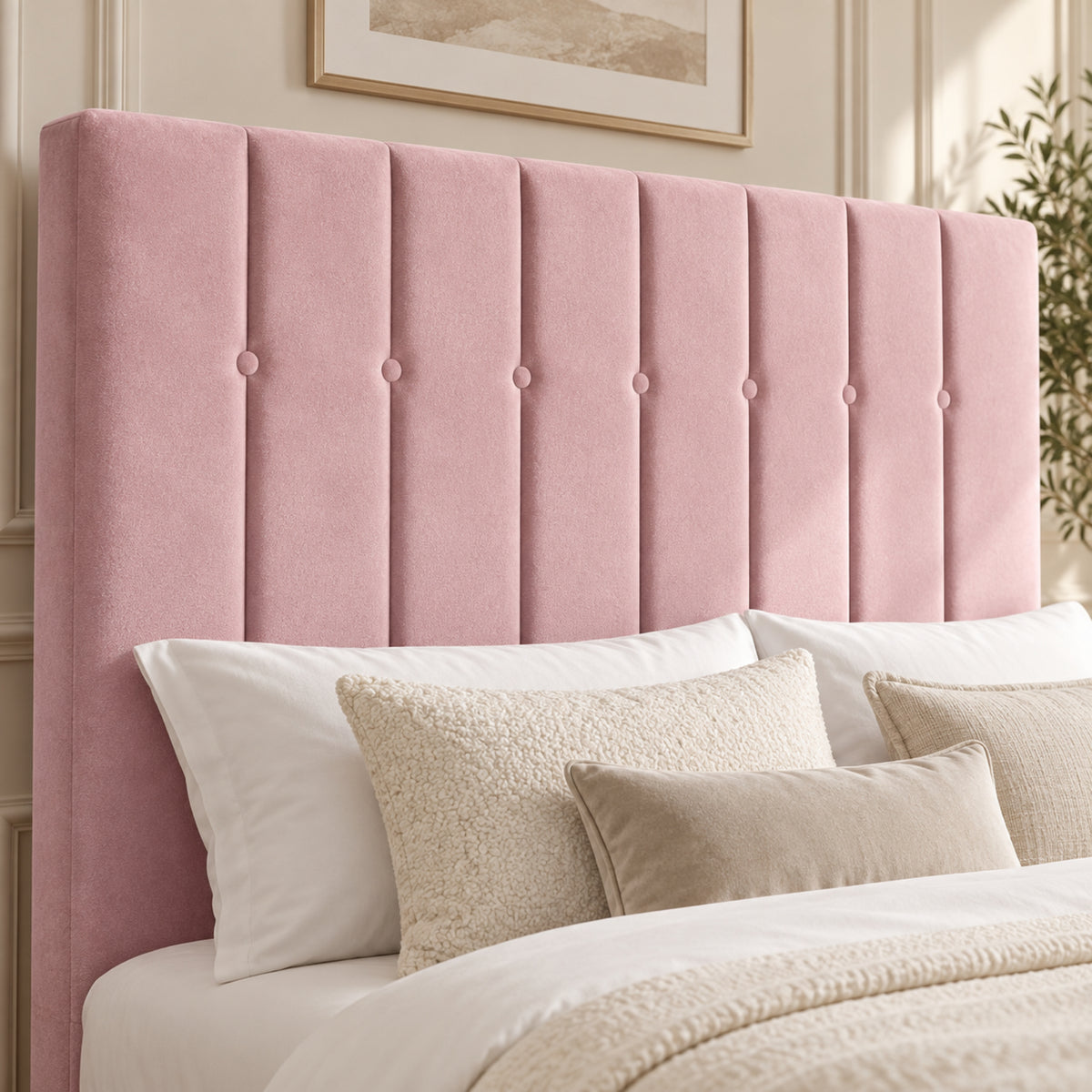 Marcelo Upholstered Soft Velvet Bed Frame