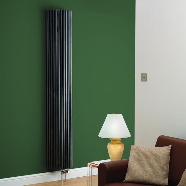 Memphis Vertical Radiator Matt Black