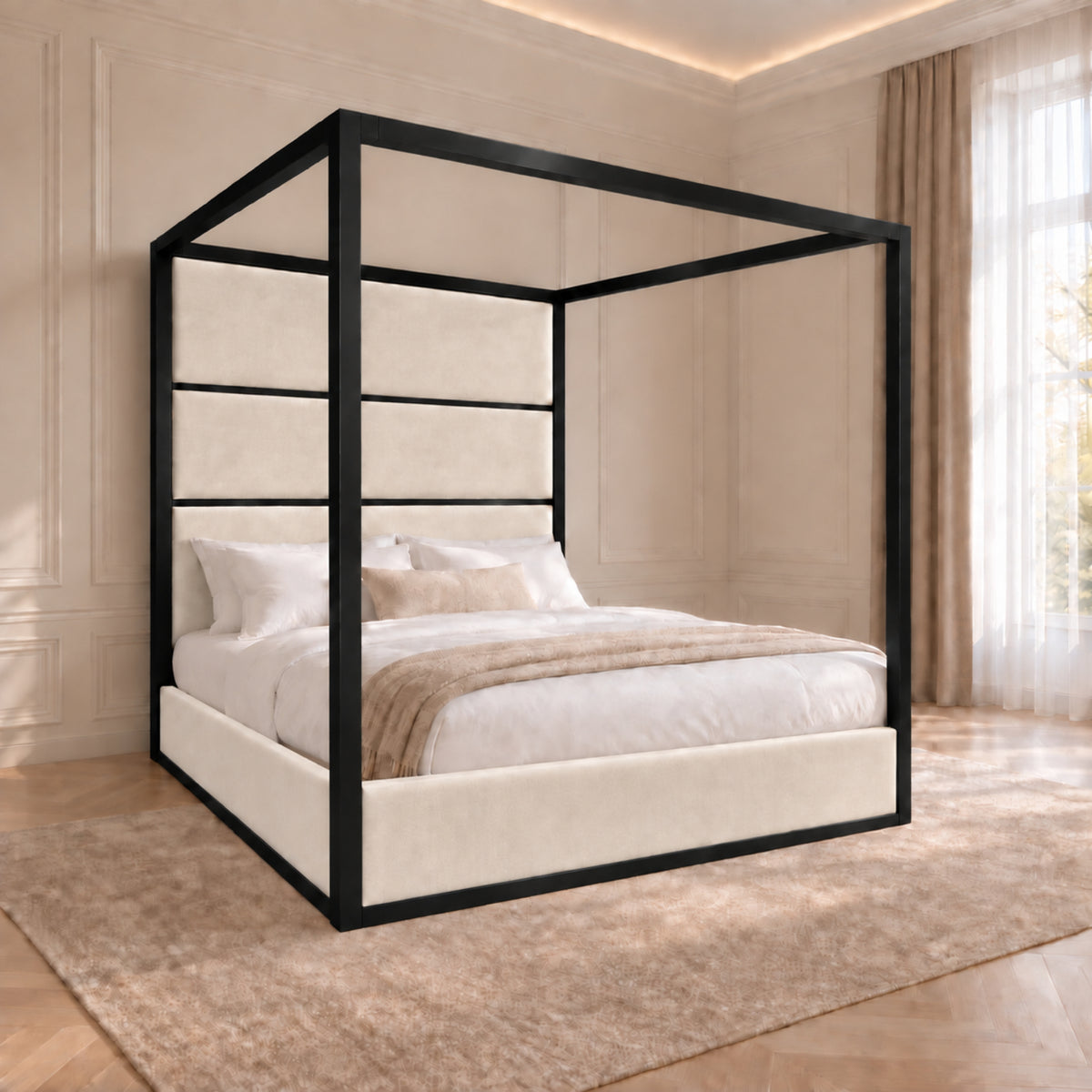Modena Metal 4 Poster Bed Frame