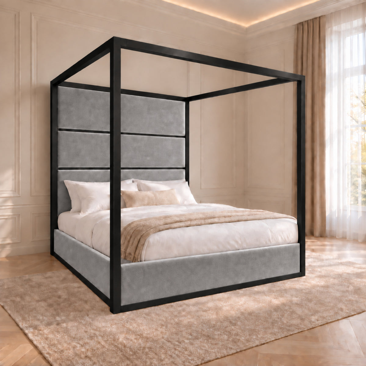 Modena Metal 4 Poster Bed Frame