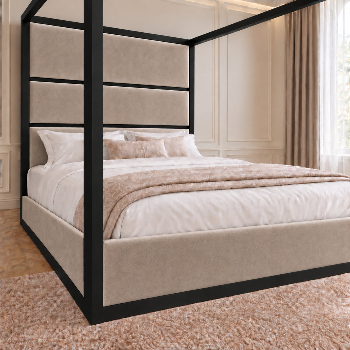 Modena Metal 4 Poster Bed Frame