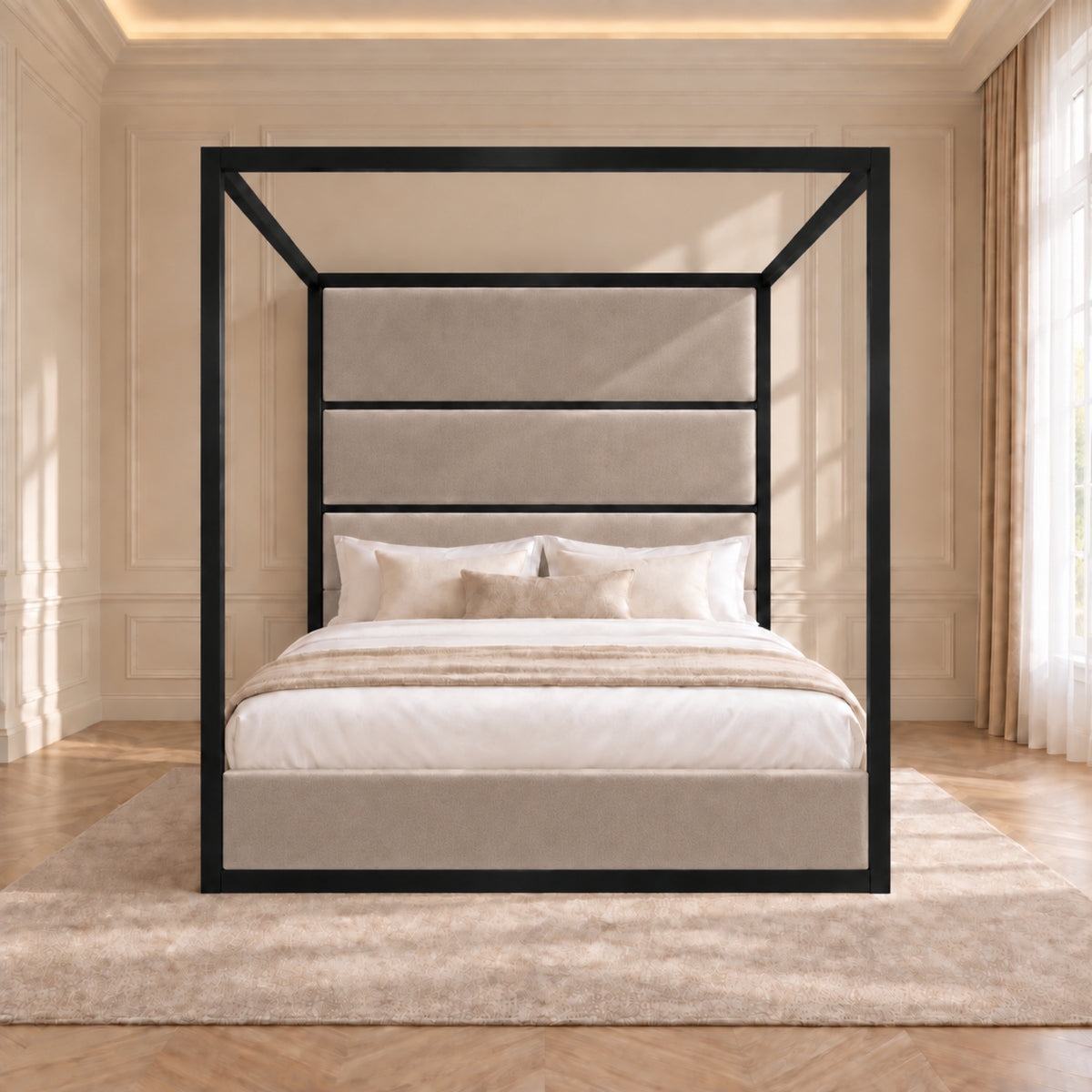 Modena Metal 4 Poster Bed Frame