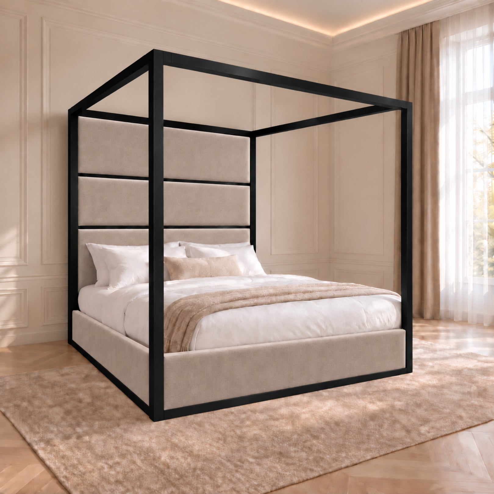 Modena Metal 4 Poster Bed Frame
