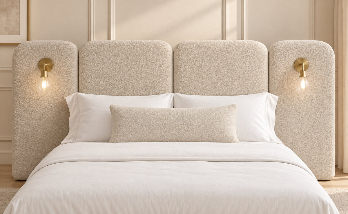 Molly Panelled Bed with Lights