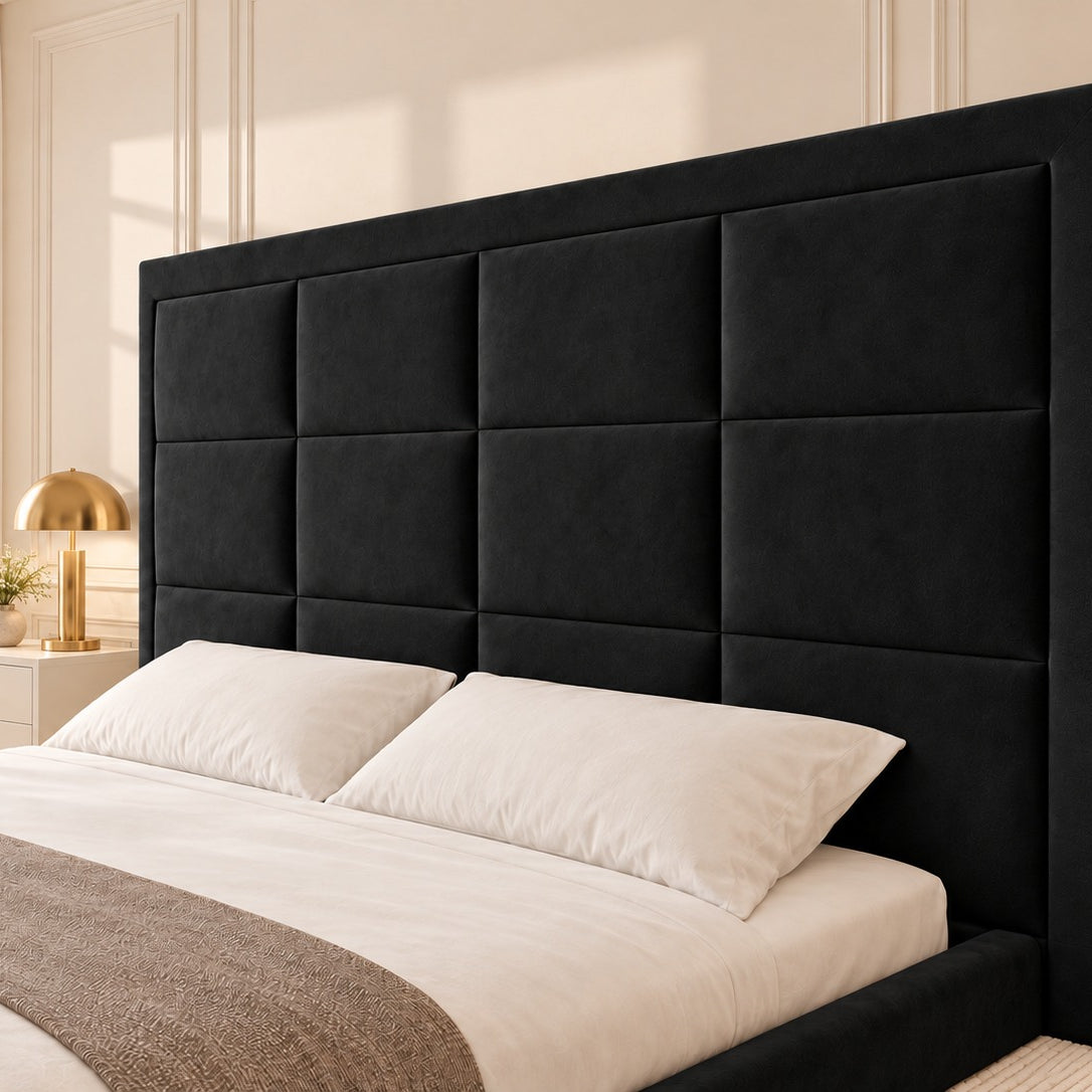 New York Upholstered TV Bed Frame