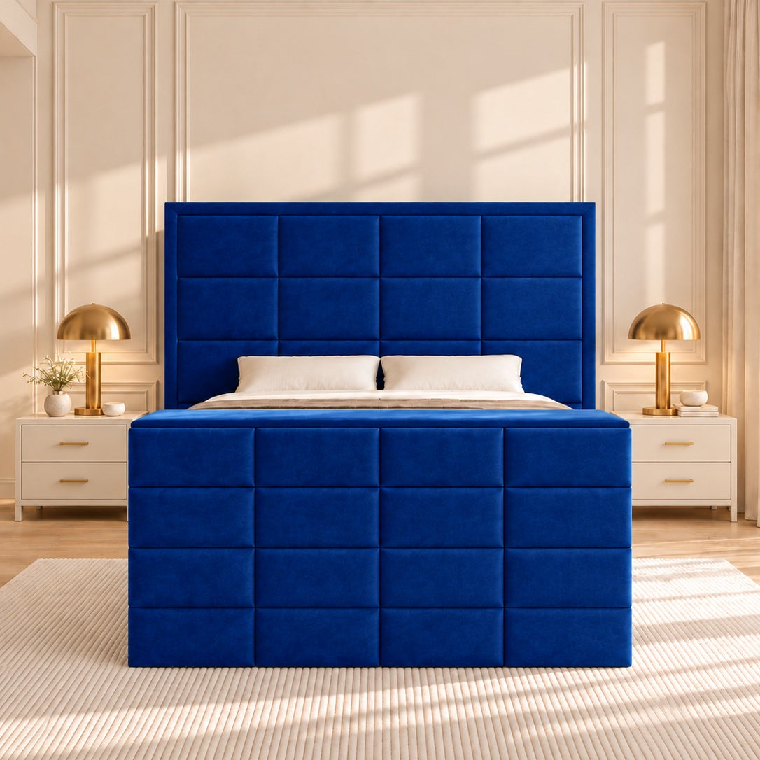 New York Upholstered TV Bed Frame