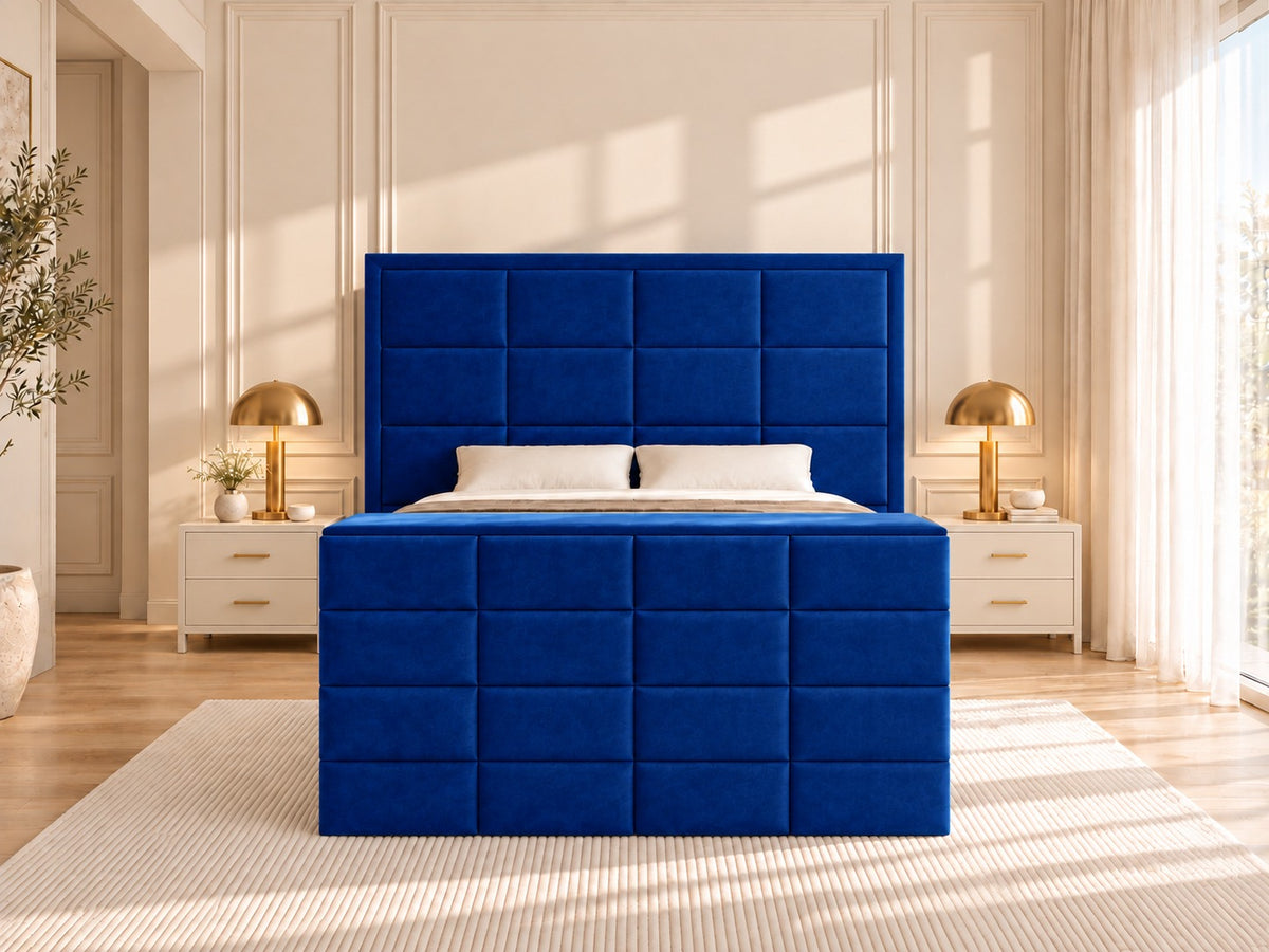 New York Upholstered TV Bed Frame