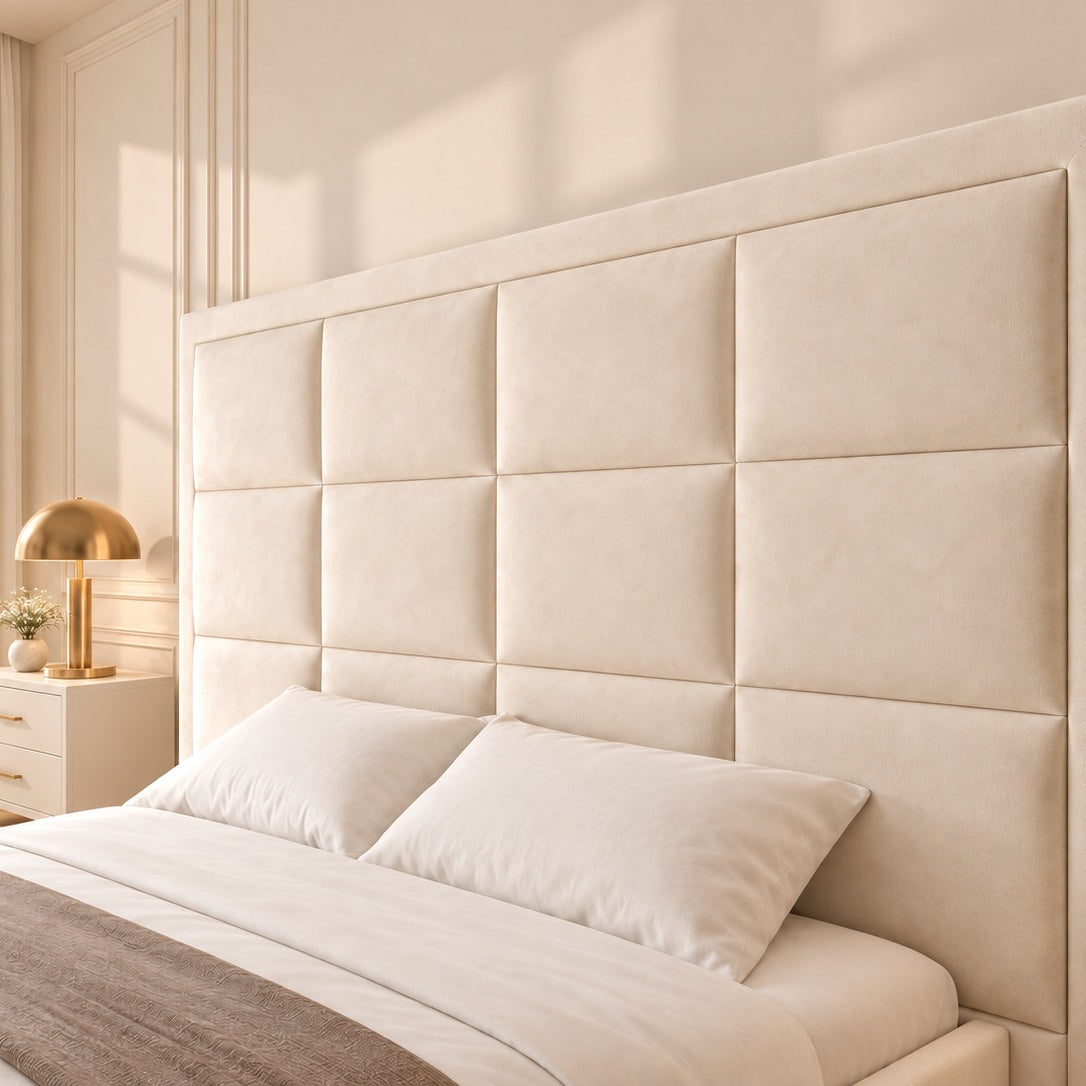 New York Upholstered TV Bed Frame