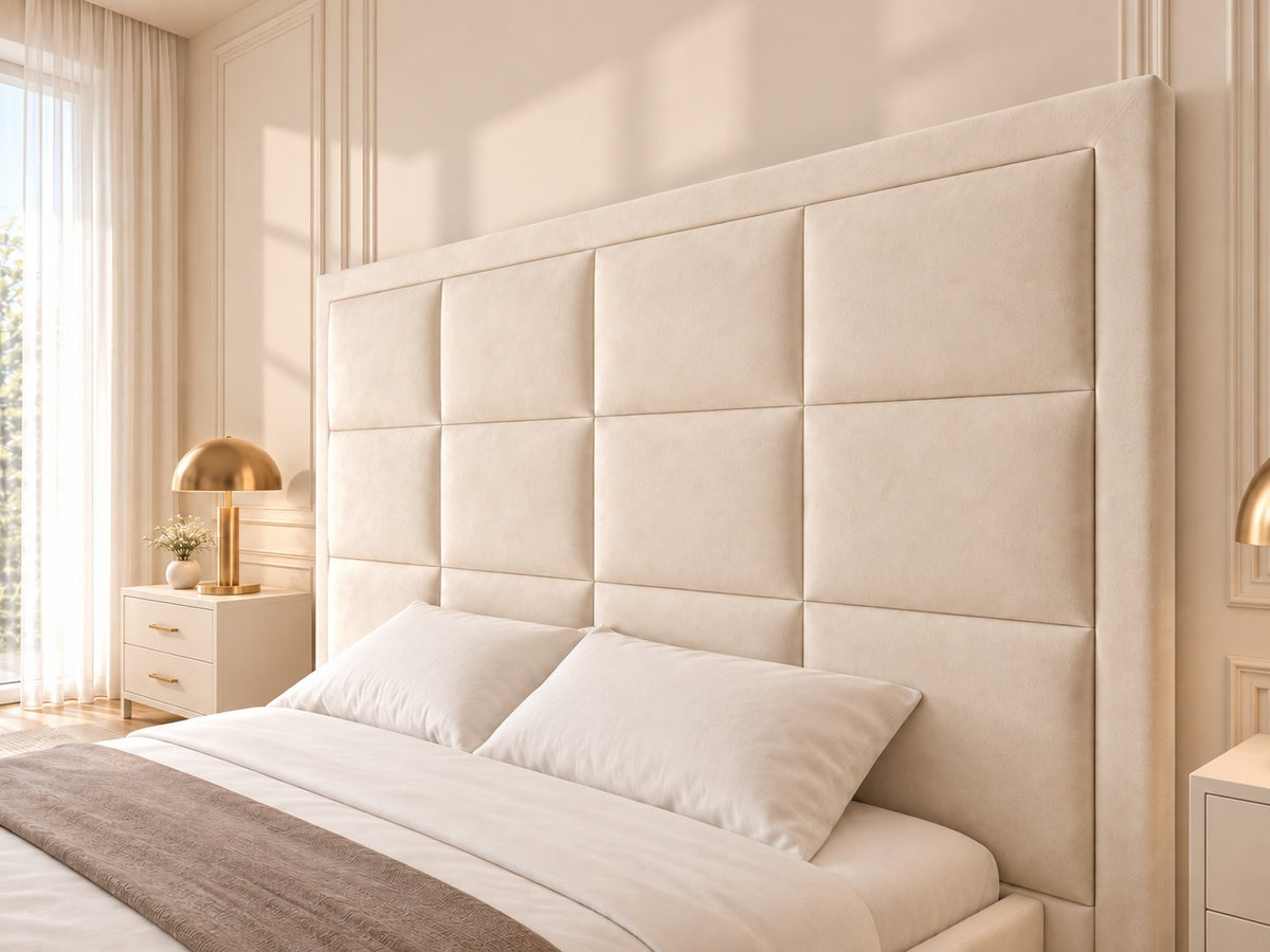 New York Upholstered TV Bed Frame