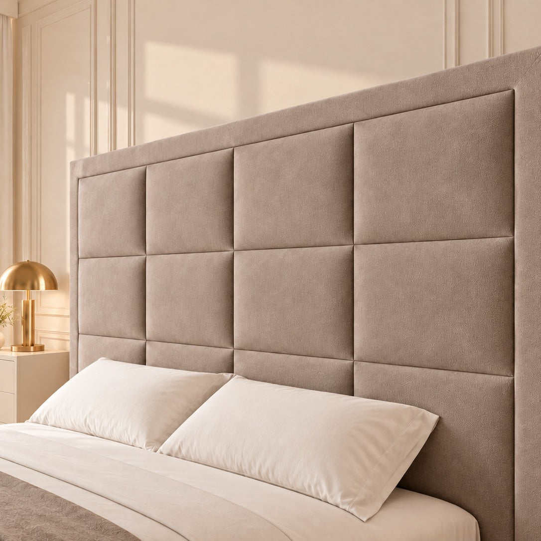 New York Upholstered TV Bed Frame