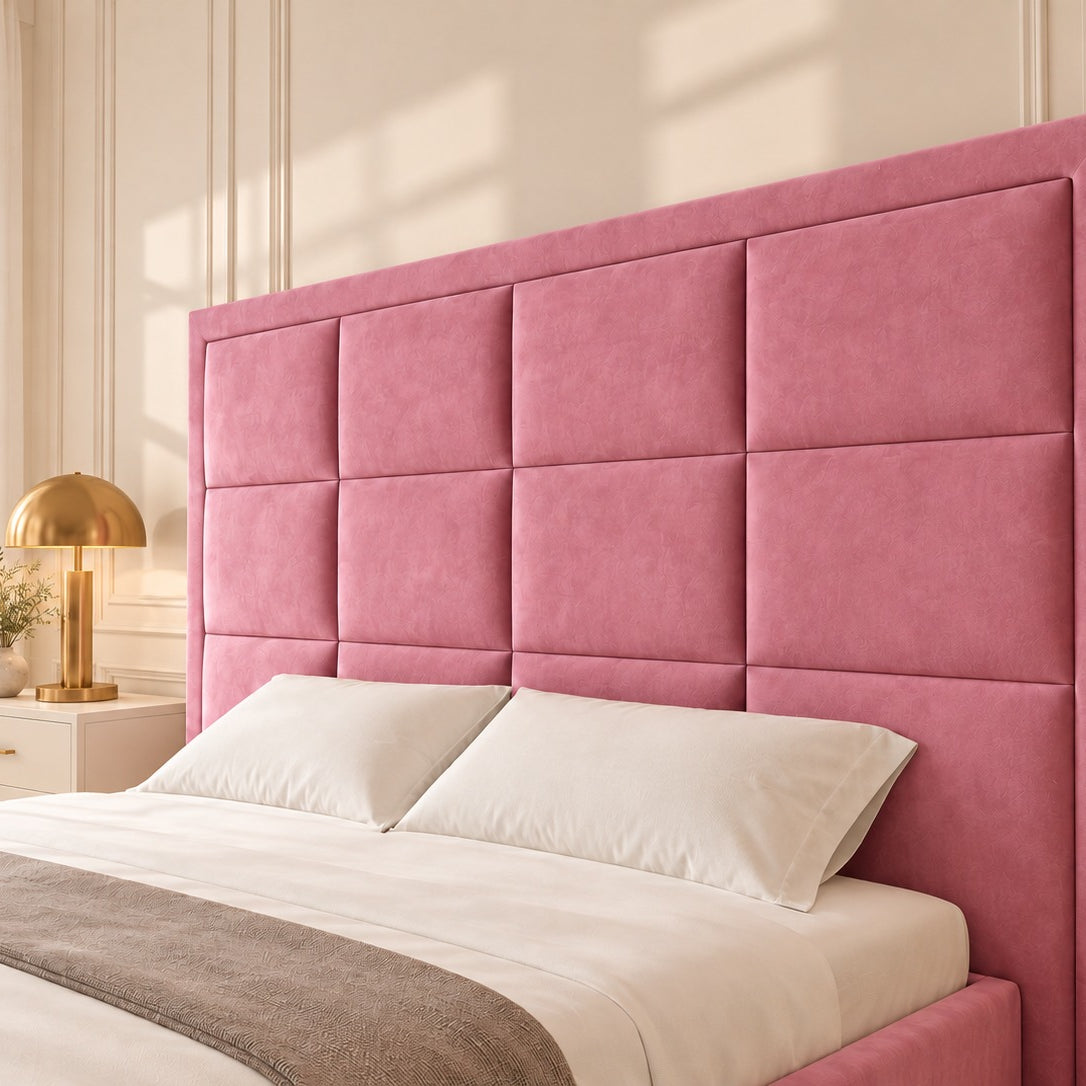 New York Upholstered TV Bed Frame