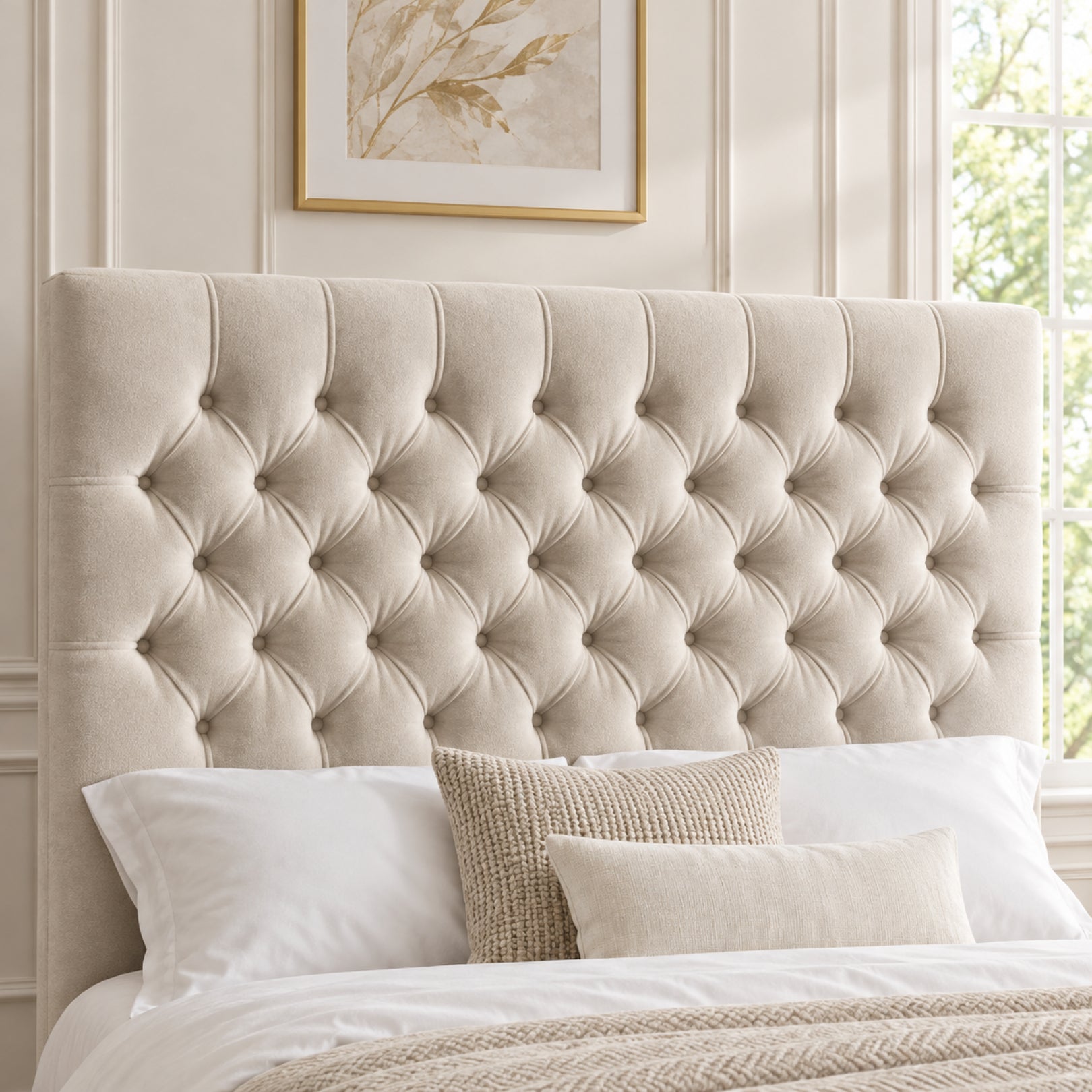 Novara Upholstered Soft Velvet Bed Frame