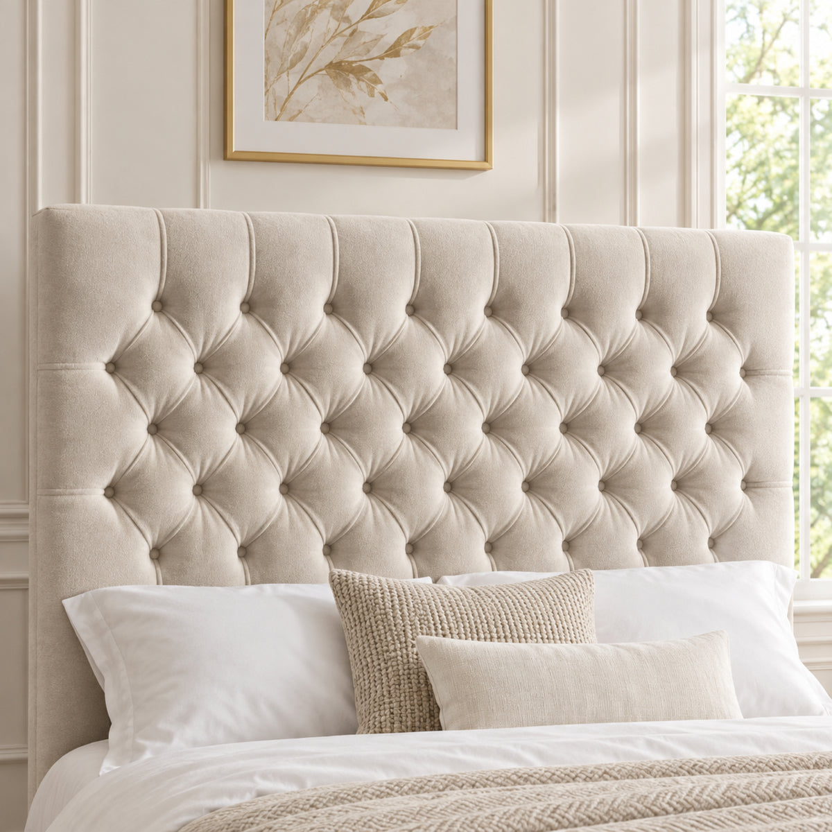 Novara Upholstered Soft Velvet Bed Frame