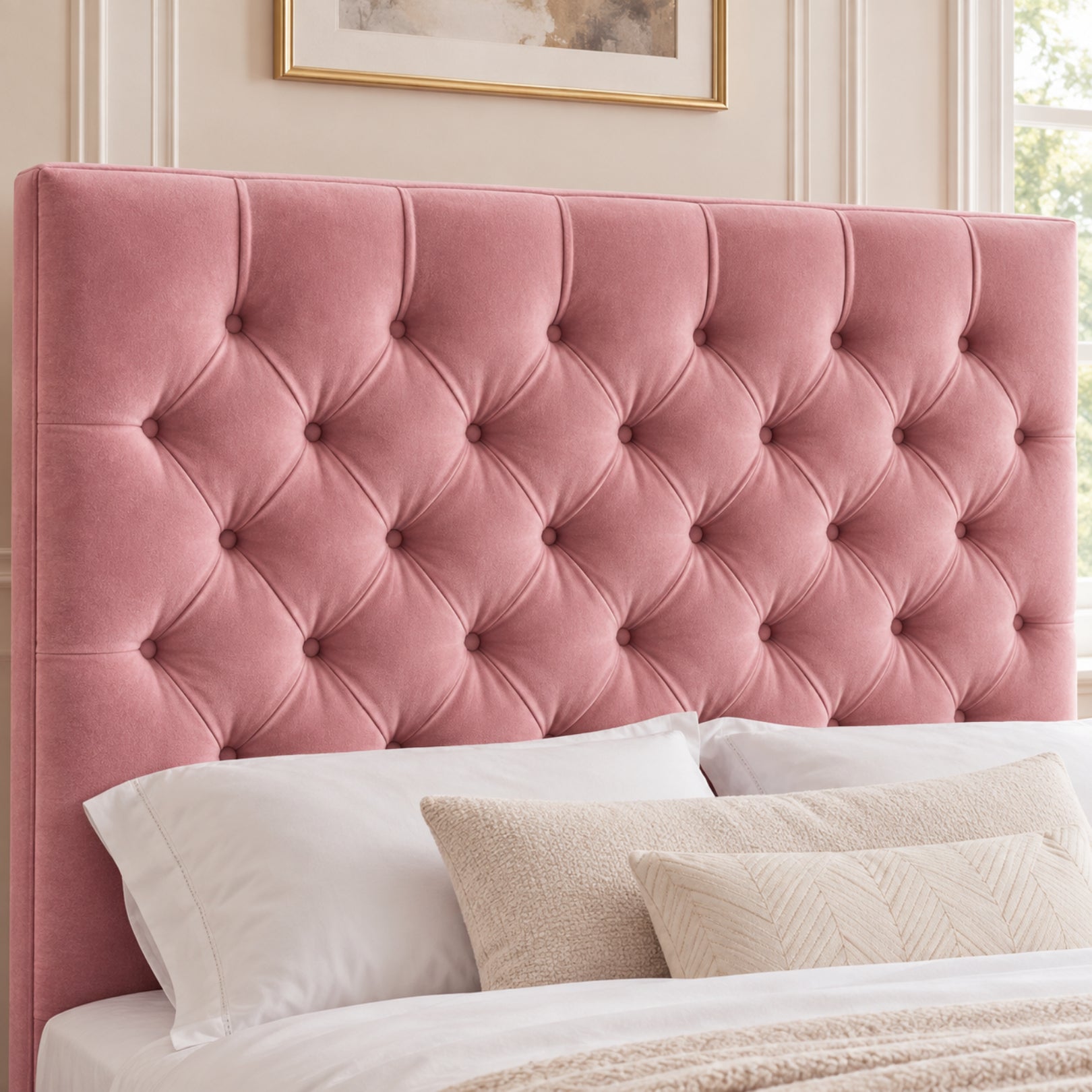 Novara Upholstered Soft Velvet Bed Frame