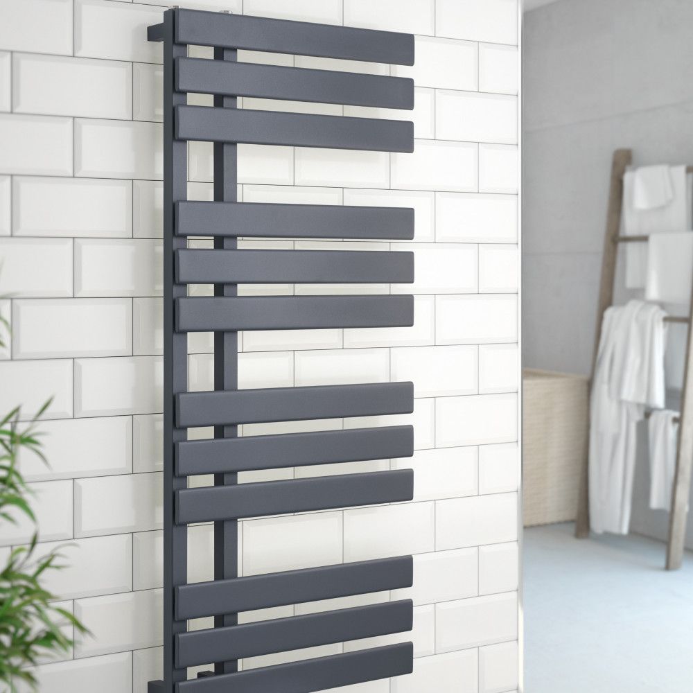 Orendale Anthracite Heated Towel Rail