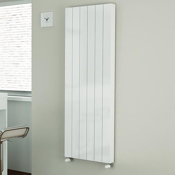 RadiantGlow Purity Premium Double Panel Vertical Radiator In White Gloss