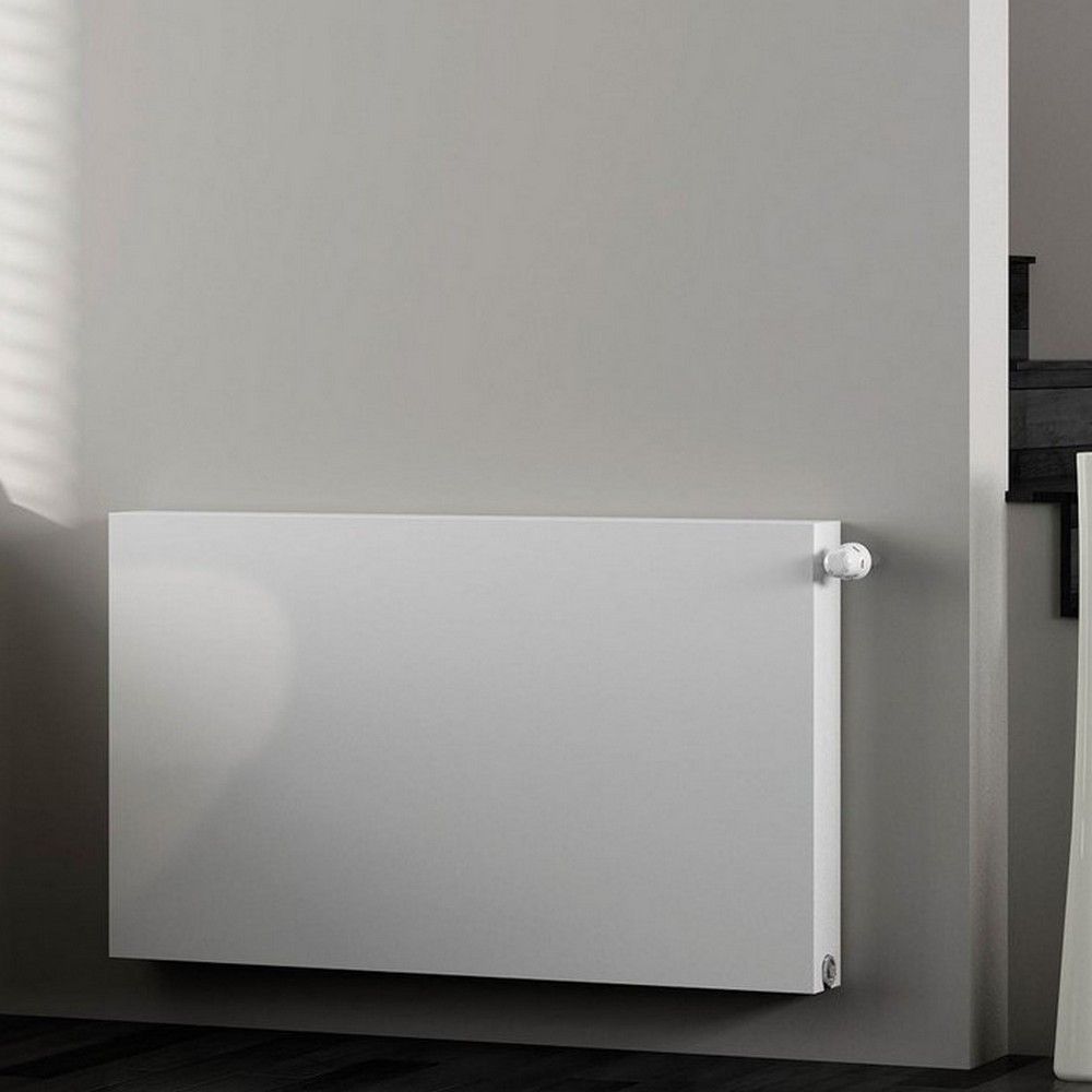 RadiantGlow Purity Single Convector Horizontal Radiator In White Gloss (400MM High)