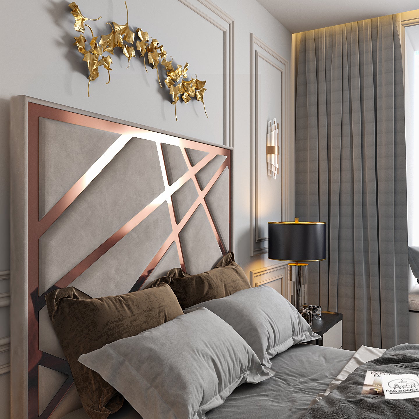 Rayleigh Upholstered Soft Velvet Tv Bed Frame