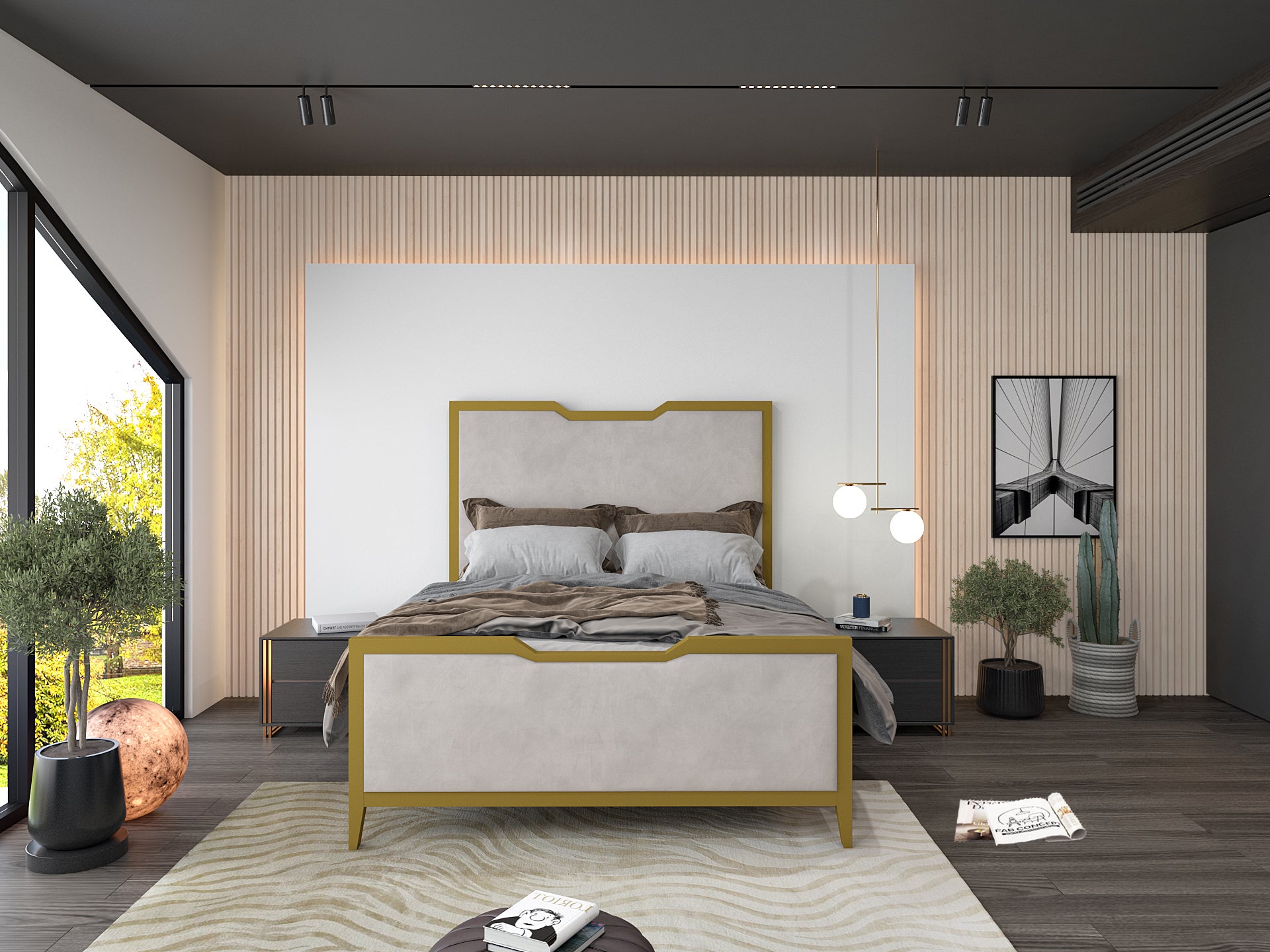 Saint Pierre Metal Bed