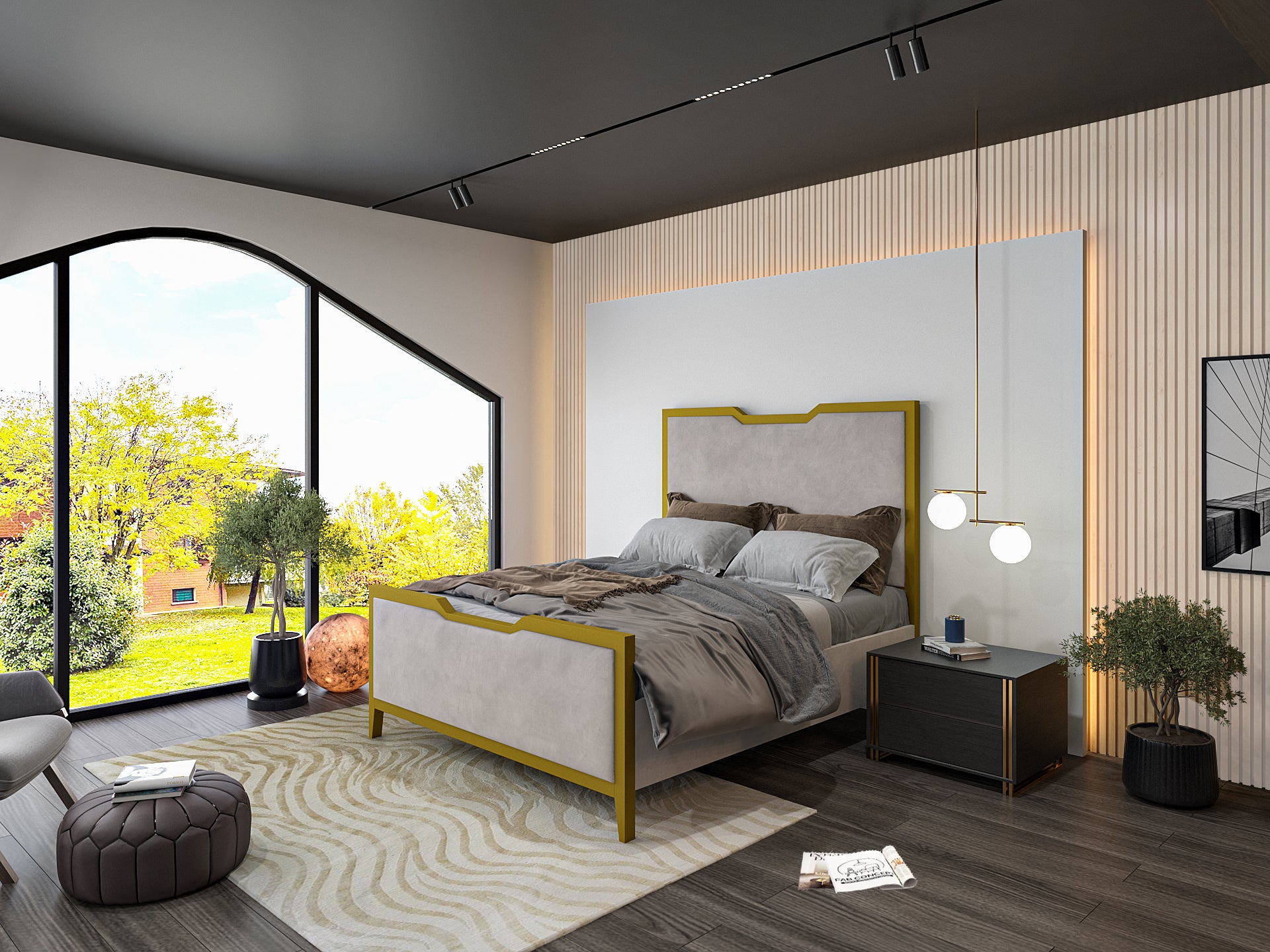 Saint Pierre Metal Bed
