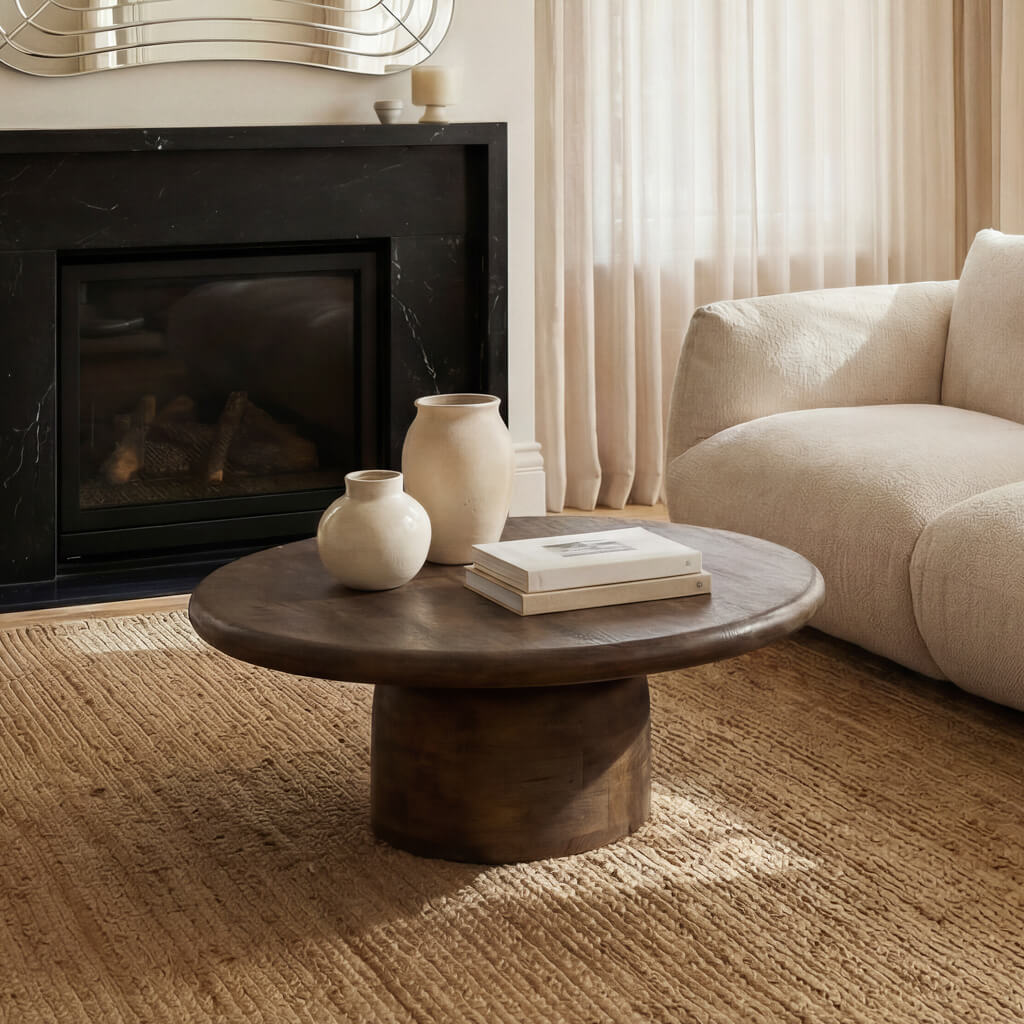 Sora Light Brown Coffee Table – Contemporary Wooden Living Room Table