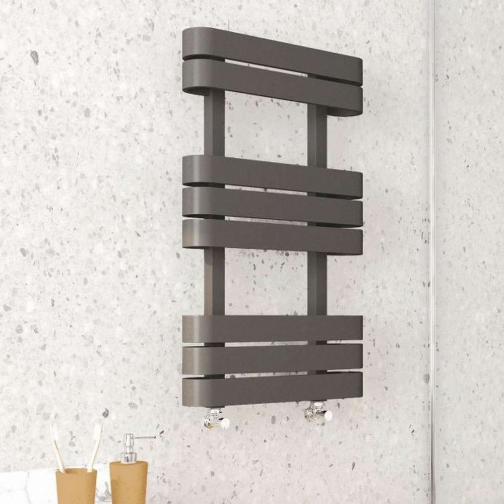 Tamarix Anthracite Heated Towel Rail